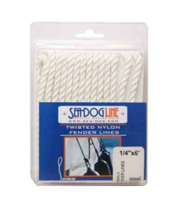 SEA DOG DOUBLE BRAIDED FENDER LINE 1/4 - 2106006WH1