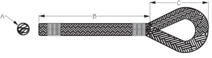 SEA DOG DOUBLE BRAIDED NYLON DOCK LINE - 2112015BL1