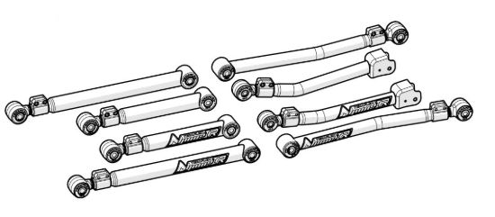 TERAFLEX JT: ALPINE IR CONTROL ARM KIT   8-A - 1417550