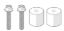 TERAFLEX JT: 1.5  REAR DRIVELINE CENTER SUPP - 4801000