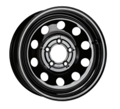 TASKMASTER STEEL - 16X6 8X6.5 BLACK MOD HEAVY - 0865BMP3BX