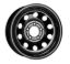 TASKMASTER STEEL - 16X6 8X6.5 BLACK MOD HEAVY - 0865BMP3BX