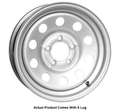 TASKMASTER STEEL - 16X6 8X6.5 SILVER MOD BOXED - 0865SM1LBX