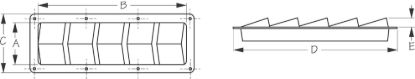 SEA DOG STAINLESS VENTILATOR 5-SLOT - 3312903