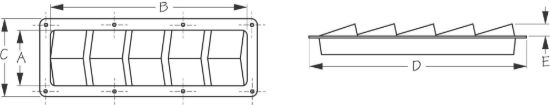 SEA DOG STAINLESS VENTILATOR 5-SLOT - 3312903
