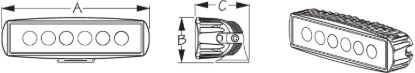 SEA DOG ALUMINUM COCKPIT/SPREADER LGHT - 4053203