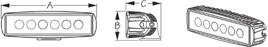 SEA DOG ALUMINUM COCKPIT/SPREADER LGHT - 4053203
