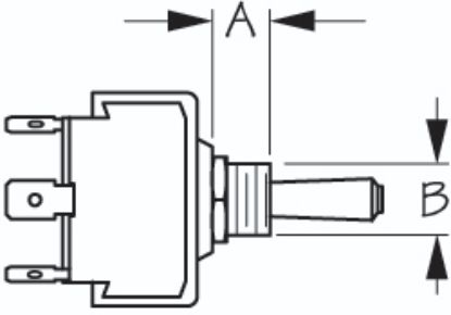 SEA DOG TOGGLE SWITCH LIT TIP (SP) ON/ - 4201211