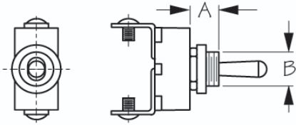 SEA DOG BRASS TOGGLE SWTCH (SP) ON/OFF - 4204651