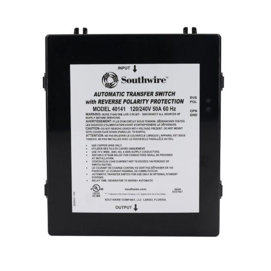 SOUTHWIRE 50A REVERSE POLARITY TRANSFER SWITC - 40141001
