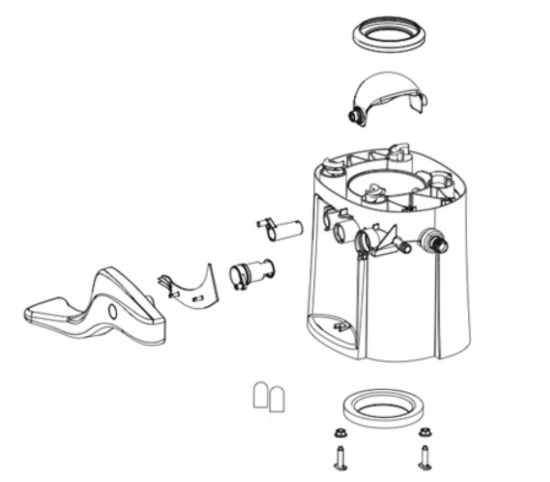 THETFORD STYLE 2 TOILET BASE - 42138