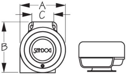 SEA DOG STAINLESS MINI COMPACT HORN - - 4311101