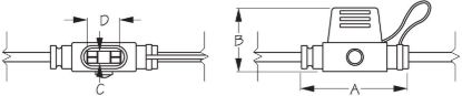 SEA DOG INLINE FUSE HOLDER - ATO/ATC - 4451971