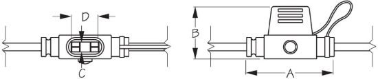 SEA DOG INLINE FUSE HOLDER - ATO/ATC - 4451971