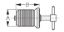 SEA DOG BRASS TEE HANDLE DRAIN PLUG - - 5200801