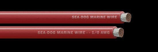 SEA DOG 1/0 AWG RED 50FT BATTERY CABLE - 8011021