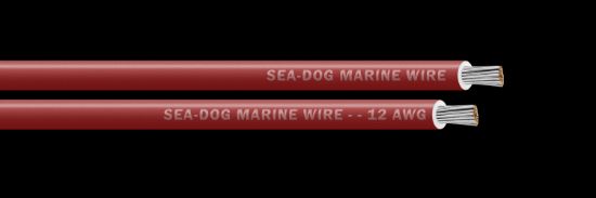 SEA DOG 12 AWG RED 100FT PRIMARY WIRE - 8012022