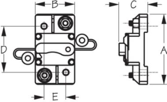 SEA DOG SD-17 CIRCUIT BREAKER SURFACE MOUNT - 830221