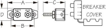 SEA DOG SD-32 CIRCUIT BREAKER SHORT STOP RE - 830352