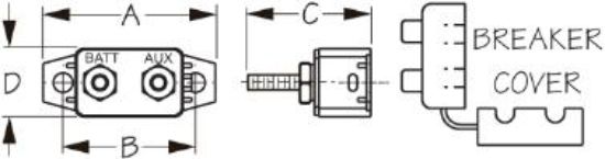SEA DOG SD-32 CIRCUIT BREAKER SHORT STOP RE - 830355