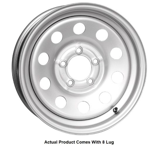 TASKMASTER STEEL - 16X6 8X6.5 SILVER DUAL BOXE - 5SDX1CHDBX