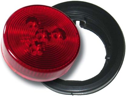JAMMY 2-1/2' RED LED GROMMET MOUNT LIGHT - J25RK