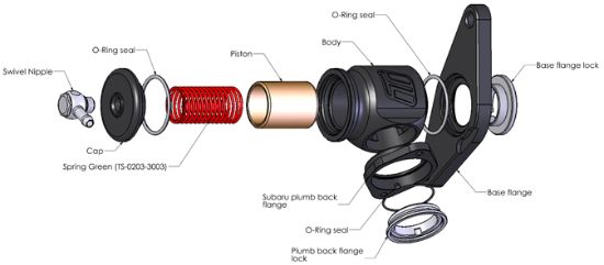 TURBOSMART BOV KOMPACT PLUMB BACK - - TS02031215