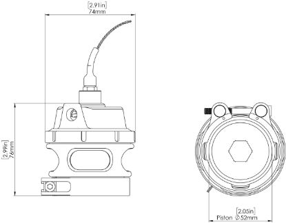 TURBOSMART BOV GEN V RACE PORT SENSOR CAP UPGR - TS02043110