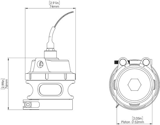 TURBOSMART BOV GEN V RACE PORT SENSOR CAP UPGR - TS02043110