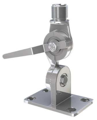 SHAKESPEARE STAINLESS RATCHET VHF ANTENNA MOUNT - 3187