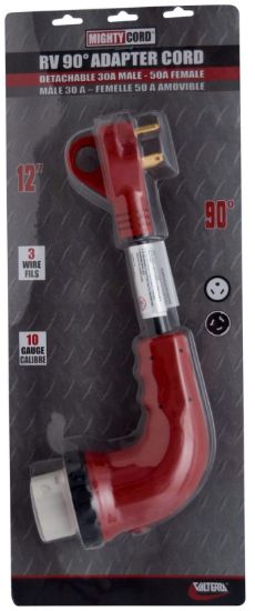 VALTERRA LLC 90 DEG LED DETACH ADAPTER - 3050D90VP