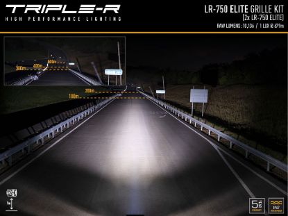 TRIPLERLIGHT FORD TRANSIT (2020+)  - GRILLE MOUN - GMUSFT02K