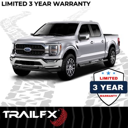 TRAILFX 4' OVAL STRAIGHT BAR BLK - 2930313043