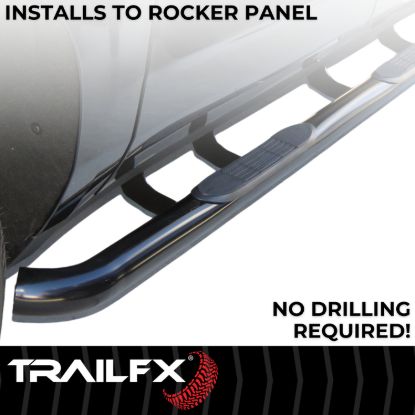 TRAILFX 3' NERF BAR BLACK - A0007B