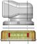 STAR WARNING AMBER DOME MINIBAR  STAR EQUALIZER - 9900LEDA