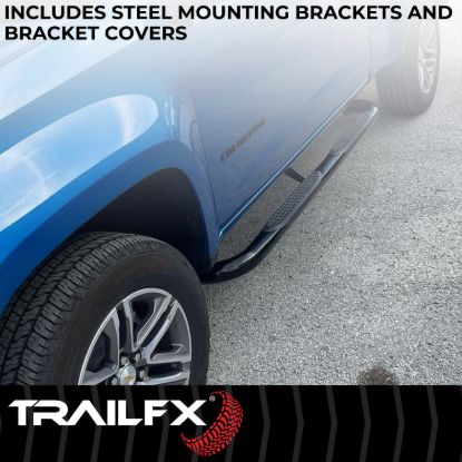 TRAILFX 3' NERF BAR BEND END BLK - A0052B