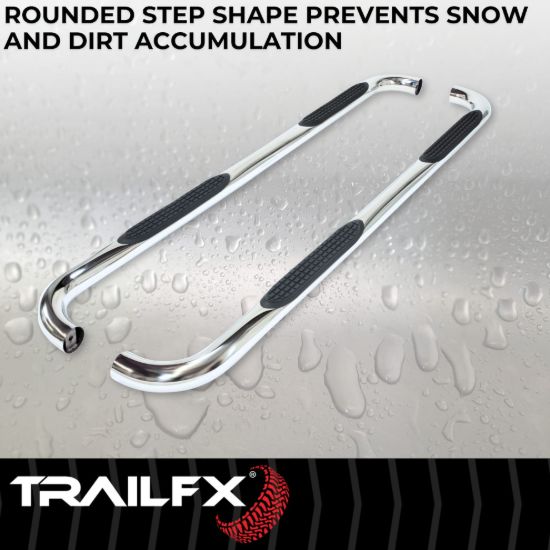 TRAILFX 3' ROUND NERF 2019 CHEVY EXT PSS - A0058S