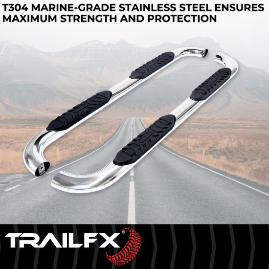 TRAILFX 4' OVAL BENT END BAR PSS - A1001S