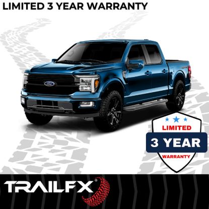 TRAILFX 4' OVAL BENT SIDE BAR BLK - A1005B