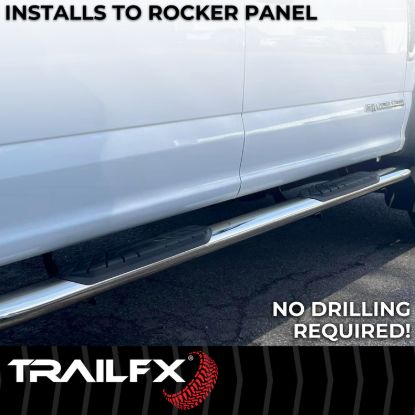 TRAILFX 4' OVAL BENT SIDE BAR PSS - A1005S