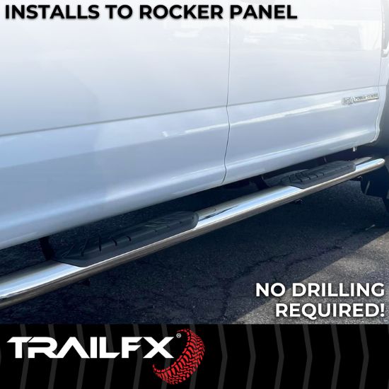 TRAILFX 4' OVAL BENT SIDE BAR PSS - A1005S