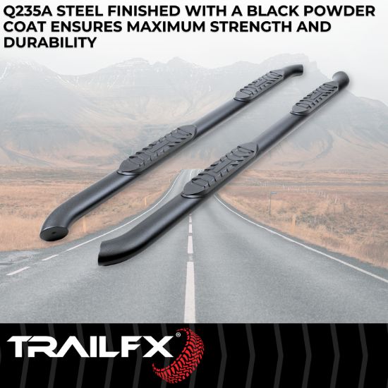 TRAILFX 4' NERF BEND FORD RANGER EXT 19 BLK - A1014B