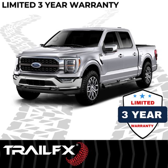 TRAILFX 4 INCH OVAL NERF BAR BLK - A1532B