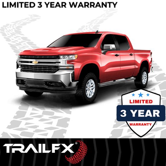TRAILFX 4' OVAL STRAIGHT BAR BLK - A1533B