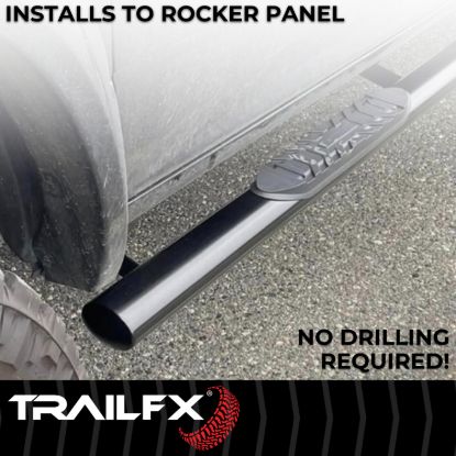 TRAILFX 4' OVAL NERF NISSAN BLK 18 - A1544B