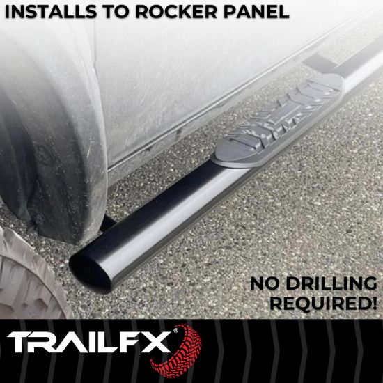 TRAILFX 4' OVAL NERF NISSAN BLK 18 - A1544B