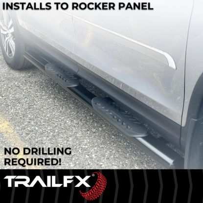 TRAILFX 4' NERF STR JEEP GLADIATOR 19 BLK - A1553T