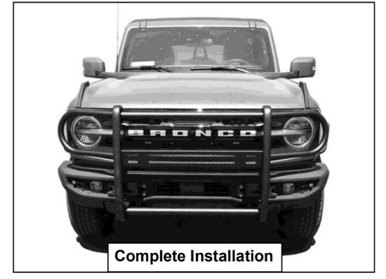 STEELCRAFT FRONT END PROTECTION GRILLE GUARDS - 51440M