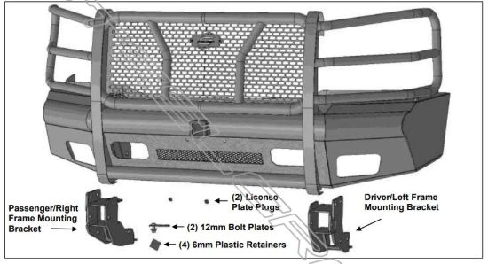 STEELCRAFT 03-06 CHEVY SILVERADO 2500/3500  BL - HD10400R