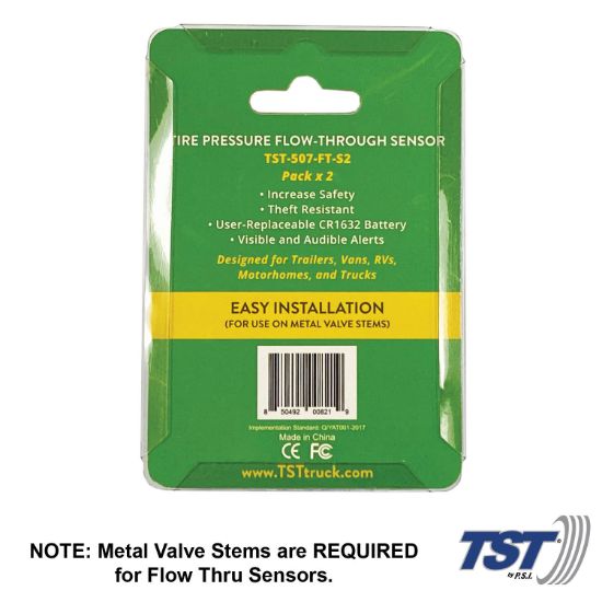 TRUCK SYSTMS 2 PACK FLW-THR SNSR W/REP BATT - TST507FTS2